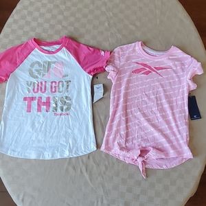 Girl's Pink Reebok shirt